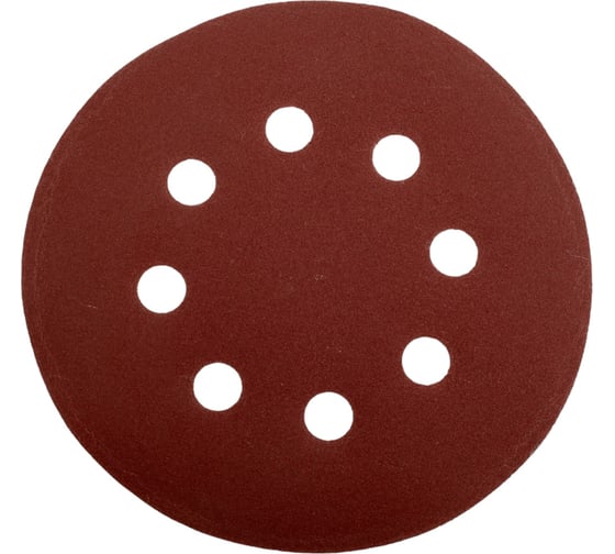 Изображение товара Круги шлифовальные на липкой основе (10 шт; 125 мм; Р320) РОССНА Р860391