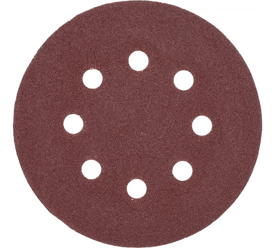 Изображение товара Круги шлифовальные на липкой основе (10 шт; 125 мм; Р120) РОССНА Р860383