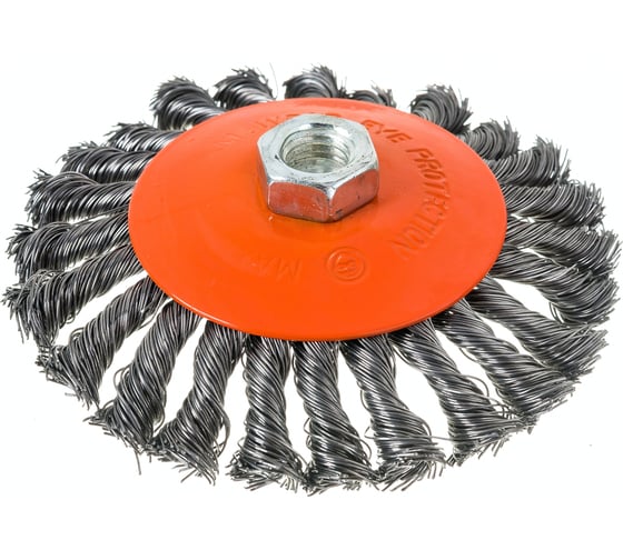 Изображение товара Кордщётка радиальная витая с наклоном (125 мм; М14) для МШУ РОССНА Р860657