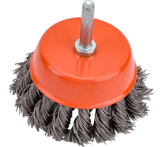 Изображение товара Кордщётка чашеобразная витая 75 мм для дрели РОССНА Р860643