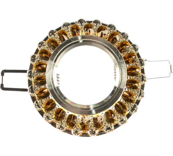 Изображение товара Встраиваемый декоративный светильник Fametto DLS-L151, GU5.3, GLASSY GOLD, серия Luciole UL-00003909