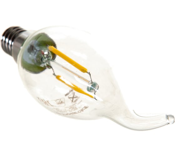 Изображение товара Светодиодная лампа Polaroid 220V C37S FIL 2,2W 3000K E14 250lm PL-C37SF2143