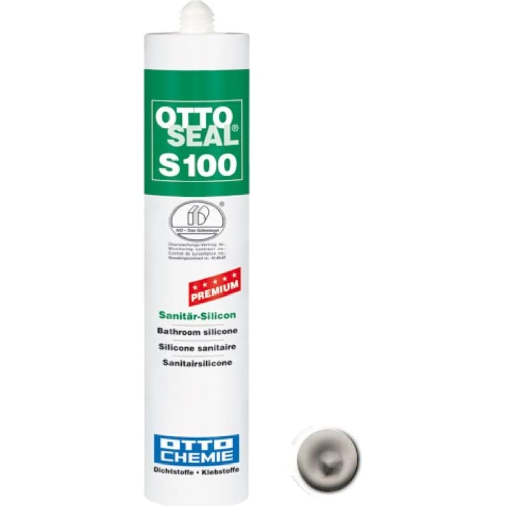 Профессиональный силиконовый герметик OTTO-CHEMIE герметик силиконовый для ванной и кухни kudo ksk 183 280 мл серый