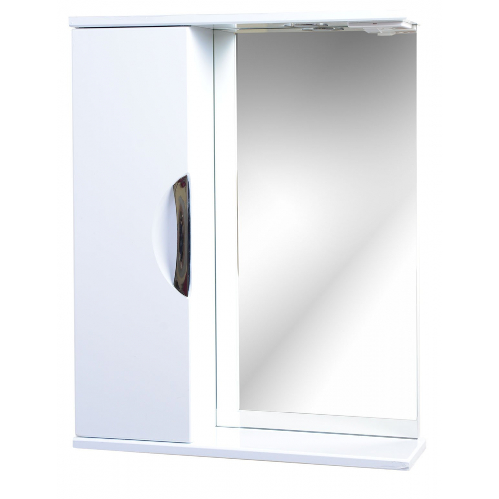 Левое шкафчик EMMY зеркало шкаф emmy милли 55х70 левое с подсветкой белый mel55bel l