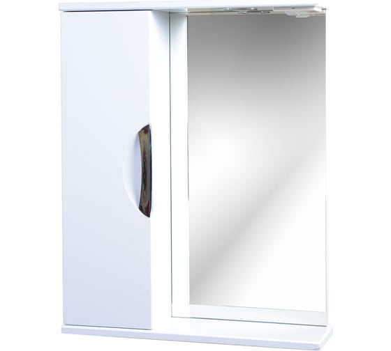 Изображение товара Зеркало со шкафчиком Emmy Милли 50 с подсветкой, левое 210009