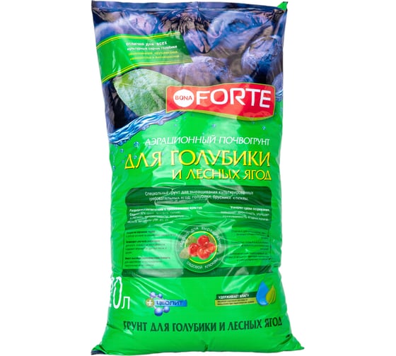 Изображение товара Грунт для голубики и лесных ягод Bona Forte 20 л BF29010091