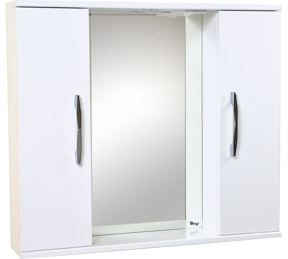 Изображение товара Зеркало со шкафчиками Emmy Рокард 80 с подсветкой 210064