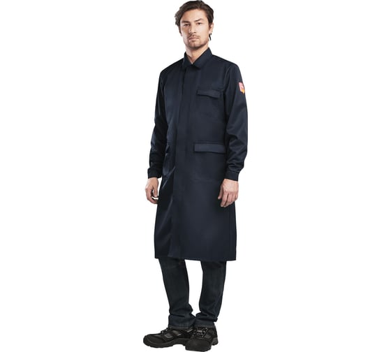 Изображение товара Кислотостойкий халат ГК Спецобъединение темно-синий Хал 008/104/170