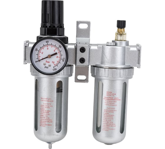 Изображение товара Блок подготовки воздуха 1/4" для пневмосистемы ROCKFORCE RF-AFRL802