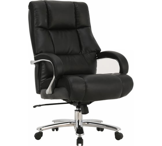 Изображение товара Компьютерное офисное кресло руководителя BRABIX PREMIUM Bomer HD-007,  рециклированная кожа, хром, 531939