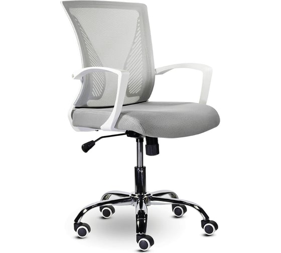 Изображение товара Компьютерное офисное кресло BRABIX Wings MG-306, с подлокотниками, хром, сетка 532012
