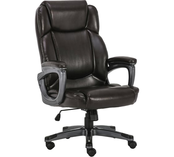 Изображение товара Компьютерное офисное кресло руководителя BRABIX PREMIUM Favorite EX-577, пружинный блок, рециклир. кожа 531936