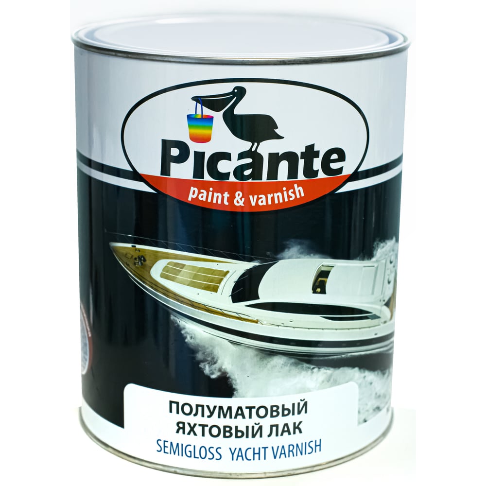 фото Яхтовый лак picante pimarine полуматовый 2,5кг 43050.gl