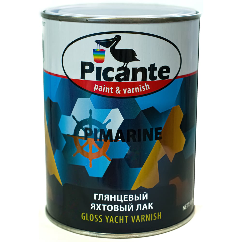 фото Яхтовый лак picante pimarine глянцевый 0,75кг 41050.bb