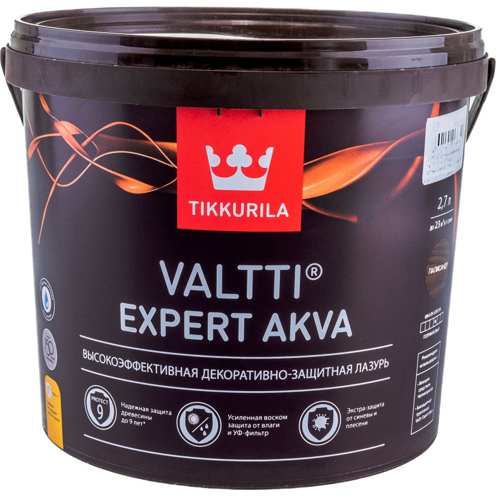 Антисептик для дерева Tikkurila 48446 Valtti Expert Akva - фото 1