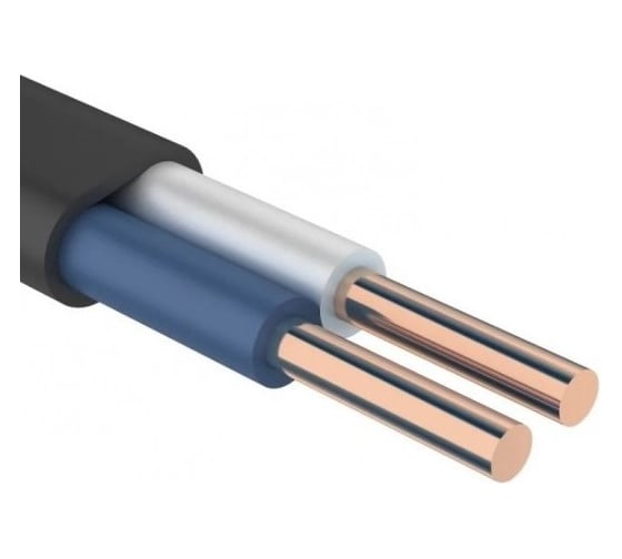 Изображение товара Кабель Промэл твердый плоский негорючий ВВГп-нг 2*2,5 ГОСТ 50М 4630017892303