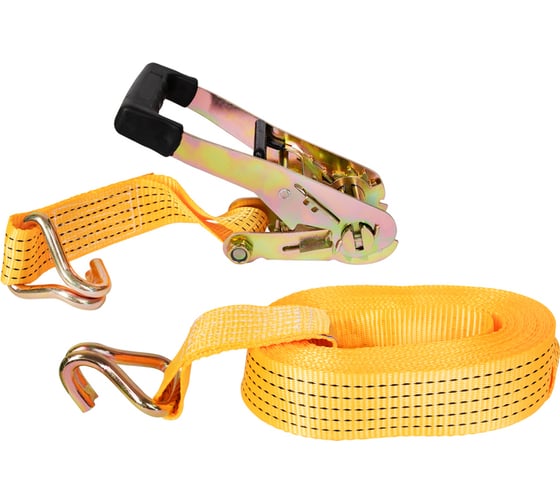 Изображение товара Ремень крепления груза с храповиком KRAFT 12м 10т KT 800212