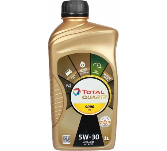 Изображение товара Моторное масло синтетическое TOTAL QUARTZ Future NFC 9000 5w30 1л 213777