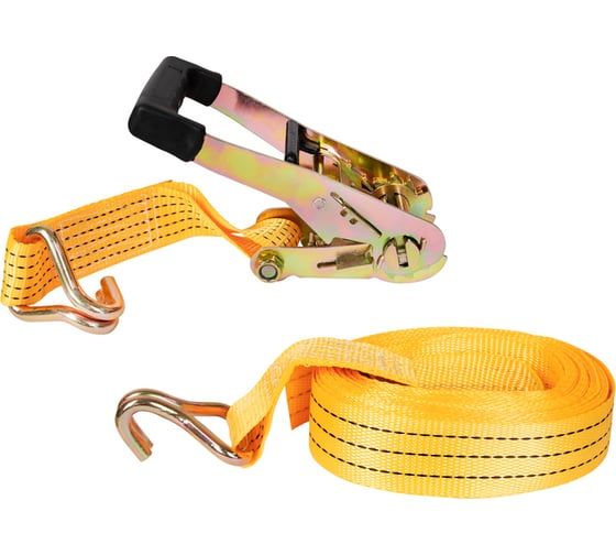 Изображение товара Ремень крепления груза с храповиком KRAFT 10м 5т KT 800211