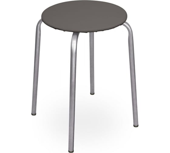 Изображение товара Табурет Nika Эконом, серый ТЭ2/С НИКА-ТЭ2/С