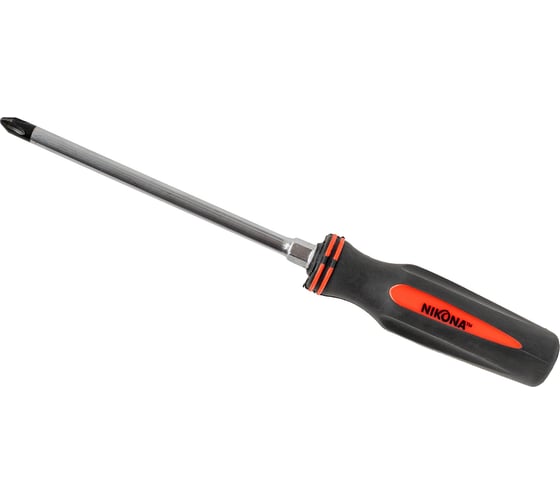 Изображение товара Крестовая отвертка NIKONA Cr-V с 6-гранной втулкой PH3x150 22-786