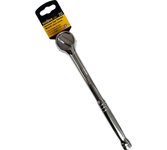 Изображение товара Трещотка NIKONA AMERICAN TYPE кв.1/2" с быстрым сбросом, 9" 43 зуб. 07-043