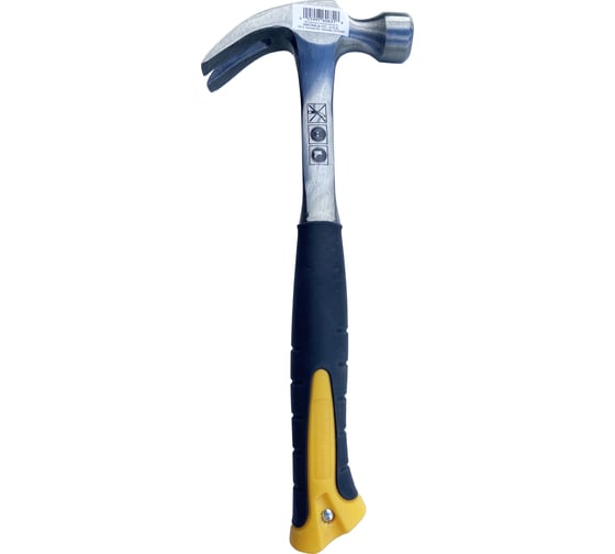 Изображение товара Столярный молоток NIKONA Roughneck ANTISHOCK с обрезиненной рукояткой, 16oz 60-631