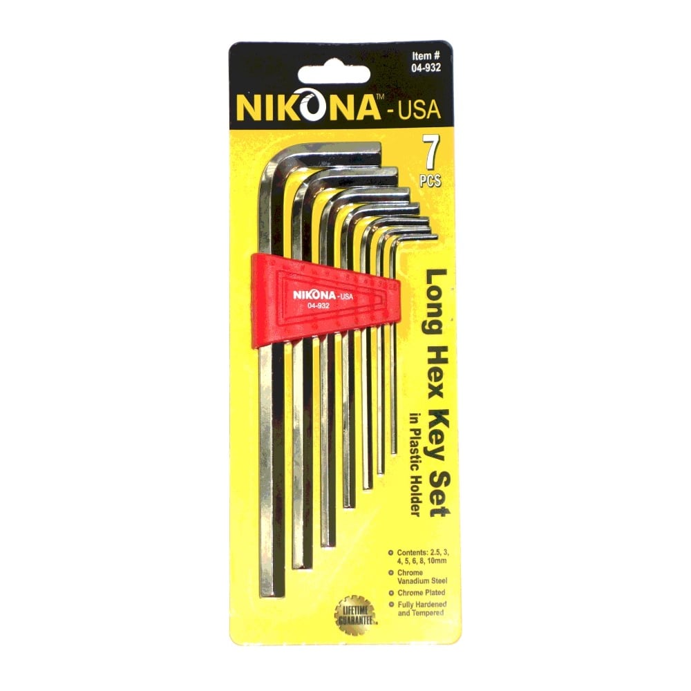 Набор шестигранных ключей NIKONA мини набор бит и головок nikona