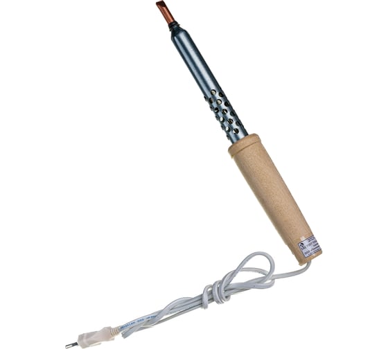 Изображение товара Электрический паяльник Точно-прочно 80W деревянная ручка 4265