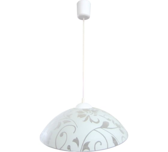 Изображение товара Светильник ЭЛЕТЕХ Эрика 410 НСБ 72-60 М50, матовый белый, шнур белый 1005159636