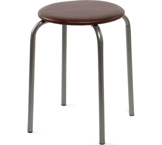 Изображение товара Круглый табурет NIKA Ника эконом 2, коричневый NKTEK2/2
