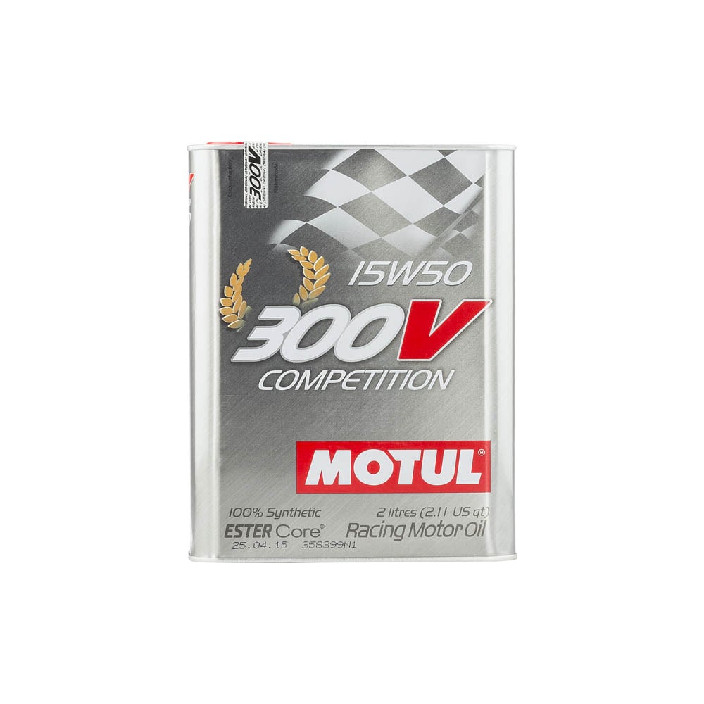 фото Спортивное моторное масло 300 v competition 15w50 2л motul 104244