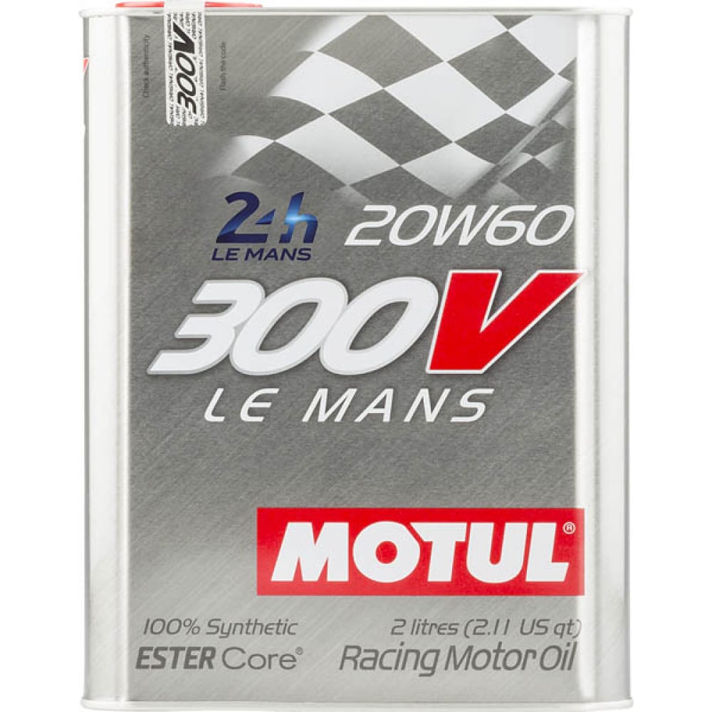 фото Спортивное моторное масло 300 v le mans 20w60 2л motul 104245