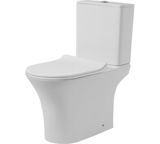 Изображение товара Безободковый унитаз-компакт Orange C01-000w с микролифтом, белый