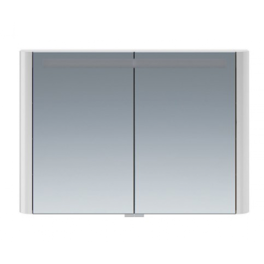 фото Зеркальный шкаф am.pm sensation 100 см, серый шелк m30mcx1001fg