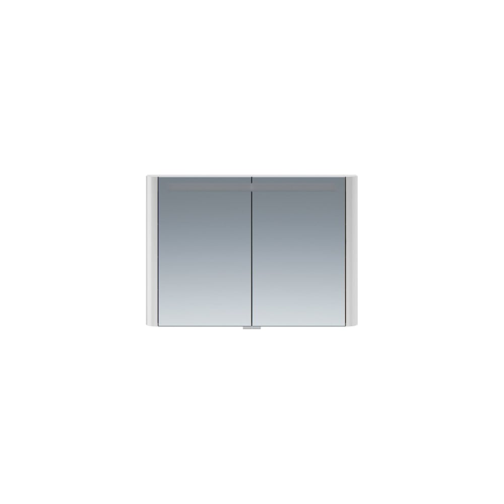фото Зеркальный шкаф am.pm sensation 100 см, серый шелк m30mcx1001fg