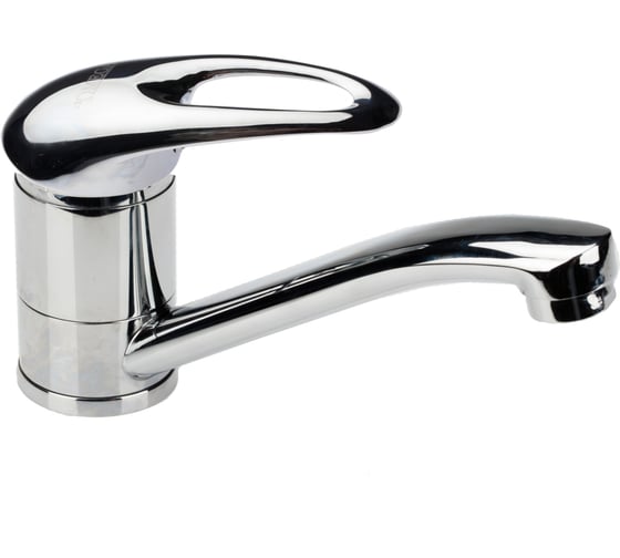 Изображение товара Смеситель для кухни stOmega Омега средний нос 15 см, 40 мм картридж, крепление под шпильку/20 3304-1