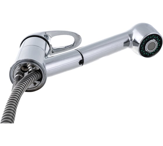 Изображение товара Смеситель для кухни stOmega Omega, D=40  мм, с выдвижной душевой лейкой 6002