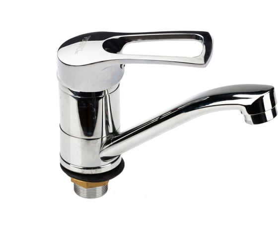 Изображение товара Смеситель для кухни stOmega Омега средний, нос 15 см, картридж D=40 мм, крепление на гайке/20 3305-4