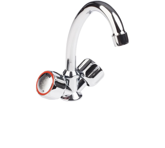 Изображение товара Смеситель stOmega Омега Тыква мах., елочка,1/2", керамика, крепление под шпильку 3306-3