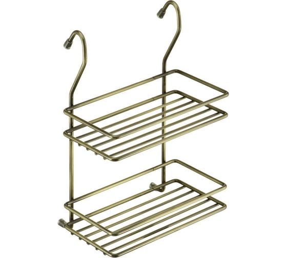 Изображение товара Полка двухъярусная малая lemax, античная бронза, MX-066 AB