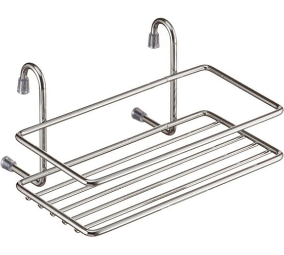 Изображение товара Малая короткая полка Lemax длина 200 мм, ширина 150 мм, высота 100 мм, хром MX-061