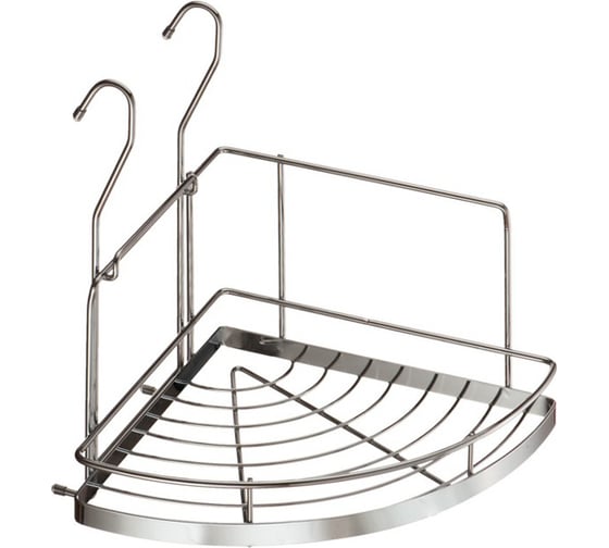 Изображение товара Полка угловая малая lemax, хром YJ-G301A