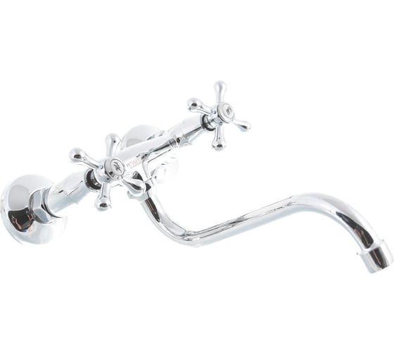 Изображение товара Настенный смеситель для кухни stOmega Омега нижний излив, 1/2", керамика/20 4608