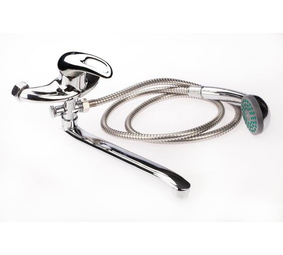 Изображение товара Смеситель для ванны stOmega Омега S-нос 30 см, D=40 мм, с отверстием 3308-1