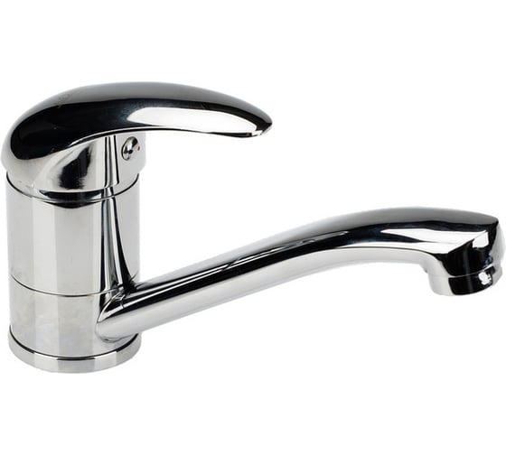 Изображение товара Смеситель для кухни stOmega Омега картридж D=40 мм, средний нос 15 см, крепление под шпильку/20 3304