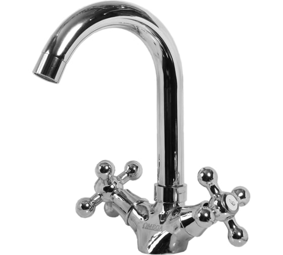 Изображение товара Смеситель для умывальника stOMEGA Omega крест, 1/2", керамика H1119