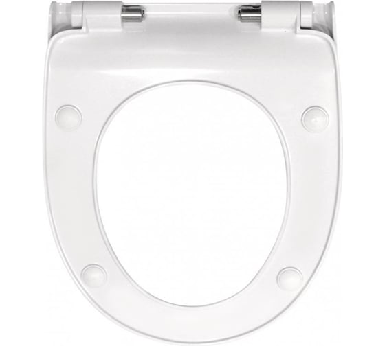 Изображение товара Сиденье дюропласт BERGES Real Slim SO крепление микролифт, быстросъемное, металл 010303