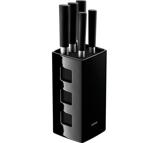 Изображение товара Набор NADOBA KEIKO из 5 кухонных ножей с универсальным керамическим блоком, 722920