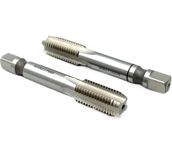 Изображение товара Машинно-ручной метчик TORNERI М16х2 комплект из 2-х штук Р6М5 011850